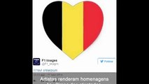 Artistas e internautas prestam condolências à Bélgica após ataques