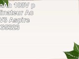 INTENSILO LiIon batterie 12000mAh 108V pour PC ordinateur Acer Aspire V3 Aspire