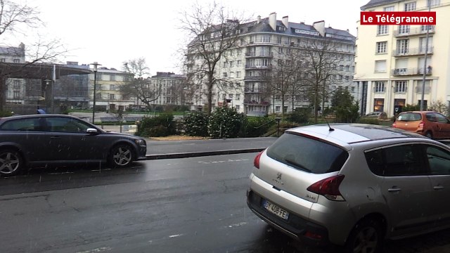 Brest. Quelques flocons ce lundi