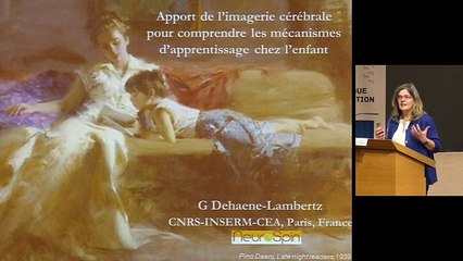 Vidéo 08 : Allocution de  Ghislaine Dehaene-Lambertz  (Pediatre & directrice de recherche au sein de  Neurospin)DGESCO)