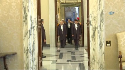 Cumhurbaşkanı Erdoğan, Papa Francis Görüşmesi Sona Erdi