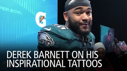 Derek Barnett On His Inspirational Tattoos