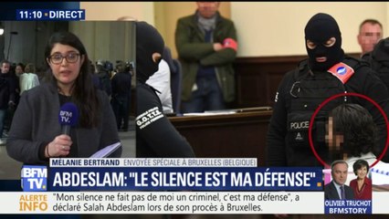 Abdeslam à son procès: "Mon silence, c'est ma défense. Je n'ai pas peur de vous"