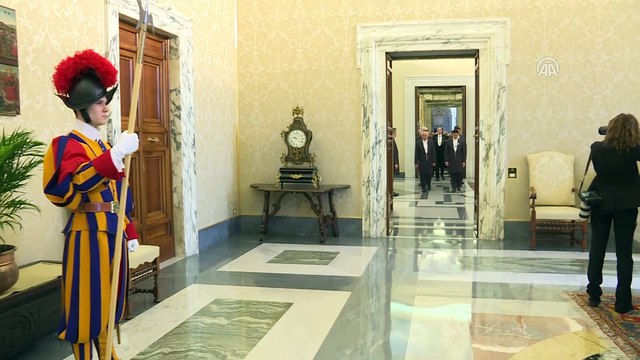 Cumhurbaşkanı Erdoğan - Papa Franciscus görüşmesi - VATİKAN