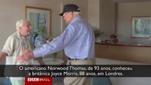 Namorados separados no pós-guerra têm reencontro emocionante depois de 70 anos