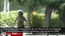 Vídeo amador mostra momento de ataques em Jacarta