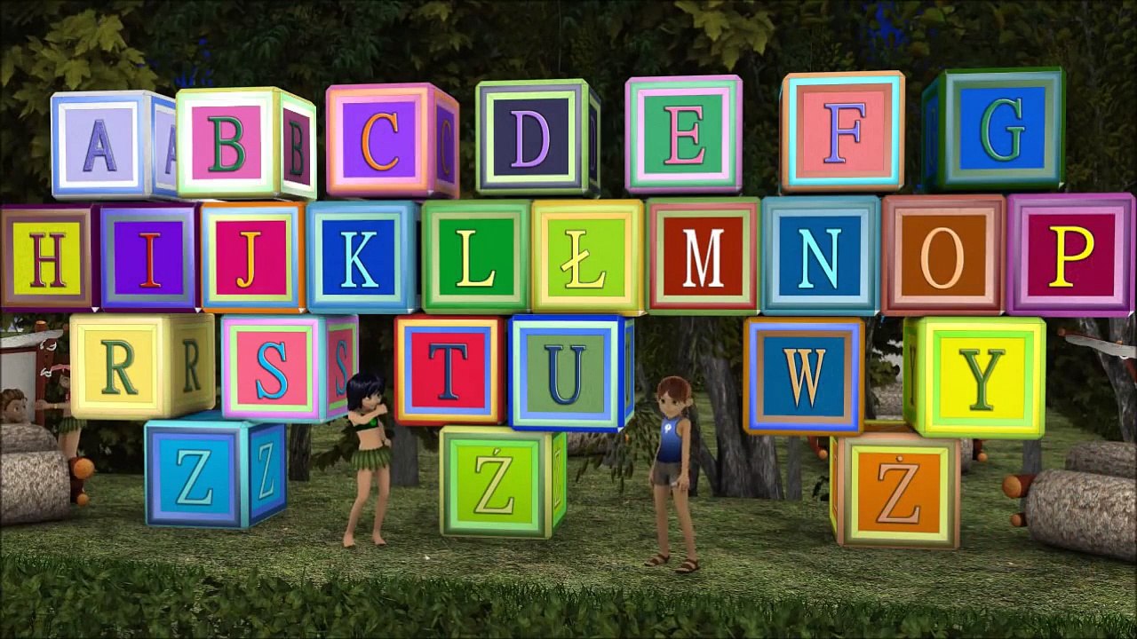 Polski Alfabet - Piosenki dla dzieci -  Muzyka Która Bawi i Rozwija