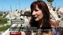 Cidade turística inundada após quebra de barragem reemerge após quase 30 anos na Argentina