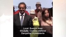 Dancinha de presidente da Argentina viraliza na web