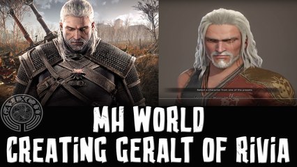 MH World Creating Geralt of Rivia