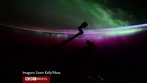 Aurora boreal em imagens raras do espaço