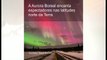 Aurora Boreal cria 'show de luzes' após explosões solares
