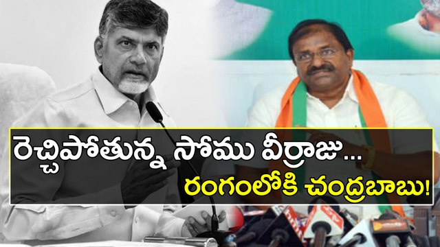 TDP leaders Protest BJP MLC's Remarks Against Babu