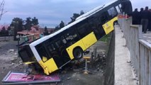 Trabzon Park Halindeki Otobüs Geri Kaydı, Çocuk Parkına Düştü