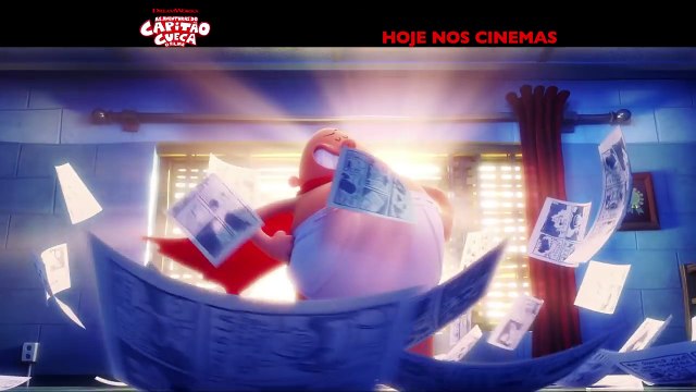 As Aventuras do Capitão Cueca - O Filme | Spot Oficial | Dublado HD | Hoje nos cinemas