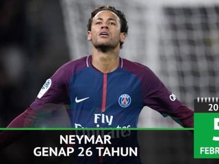 Born This Day - Neymar Genap 26 Tahun