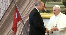 Erdoğan'ın Tarihi Ziyareti ile Vatikan'da İlk Kez Türk Bayrağı Dalgalandı
