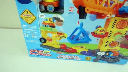 VTech Go! Go! Smart Wheels Learning Zone Construction Site Trucks Excavator
