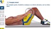 Exercícios de abdominais: Abdominal com descanso das mãos