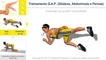 Treinamento G.A.P. (Glúteos, Abdominais e Pernas) - No Music