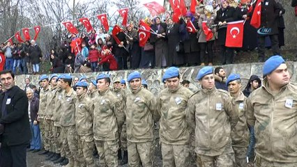 Afrin şehidinin naaşı baba ocağında getirildi