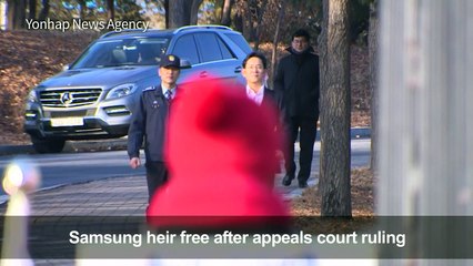 Samsung heir free after appeals court ruling