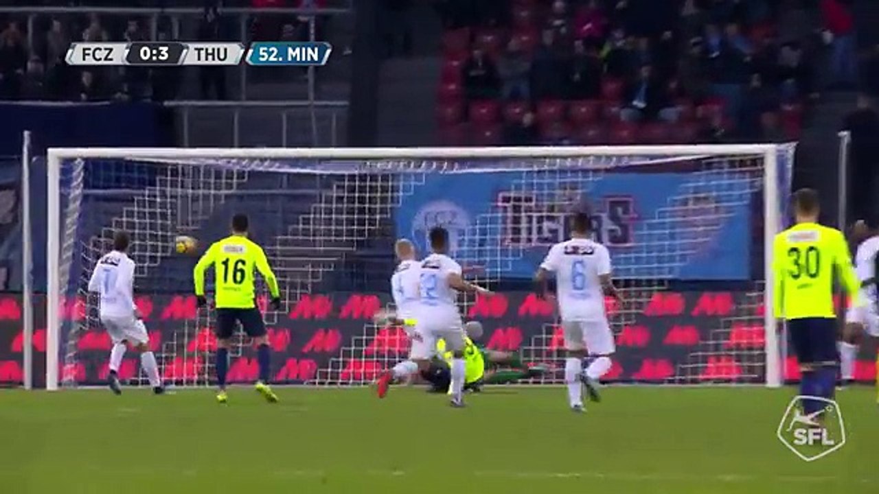 Zurich 2:4 Thun ( Swiss Super League 4 February 2018)