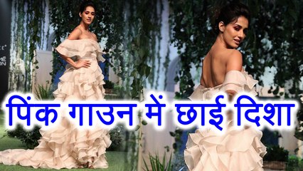 Disha Patani LOOKS stunning in Soft hue Ruffle gown at Lakme Fashion Week 2018 | FilmiBeat