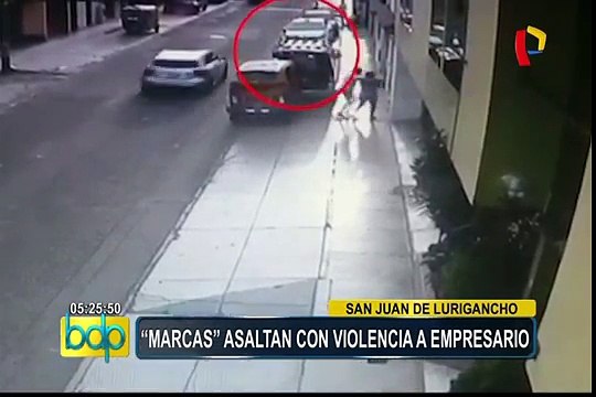 San Juan de Miraflores: “marcas” asaltan a empresario