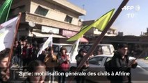 Syrie: à Afrine, mobilisation générale des civils