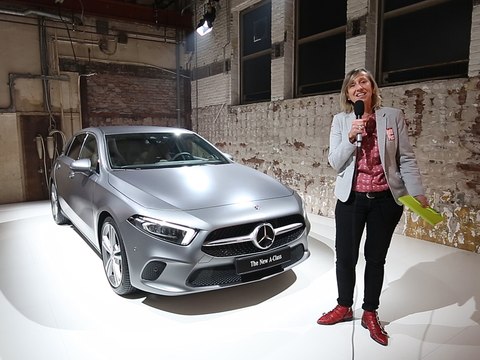 A bord de la Mercedes Classe A 2018