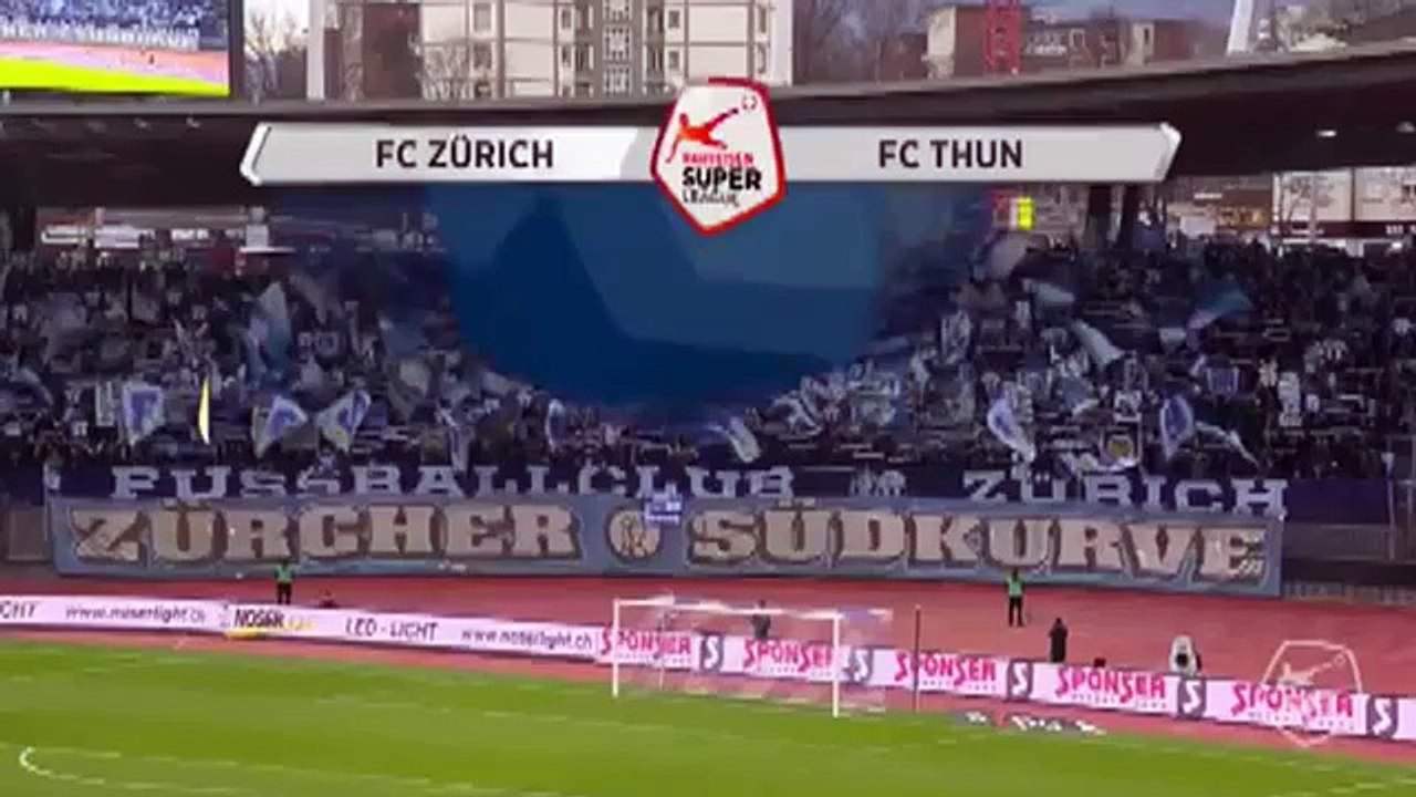 Zurich 0:3 Thun ( Swiss Super League 4 February 2018)