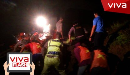 Evakuasi Korban Longsor Beton Bandara Soetta