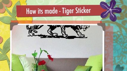 How its made Tiger Sticker