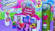 Shopkins Kinstructions Fashion Boutique Beauty Salon Build Review Silly Play - Kids Toys
