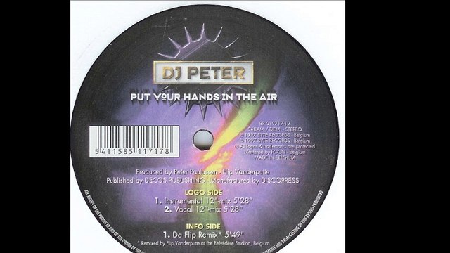 DJ Peter - Put Your Hands In The Air (Vocal 12 Mix) (A2)