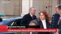 Erdoğan, İtalyan mevkidaşıyla bir araya geldi