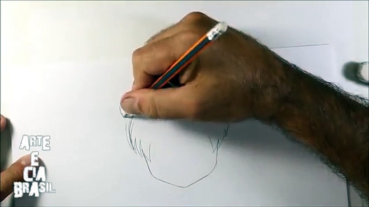 COMO DESENHAR V DO BTS - PASSO A PASSO