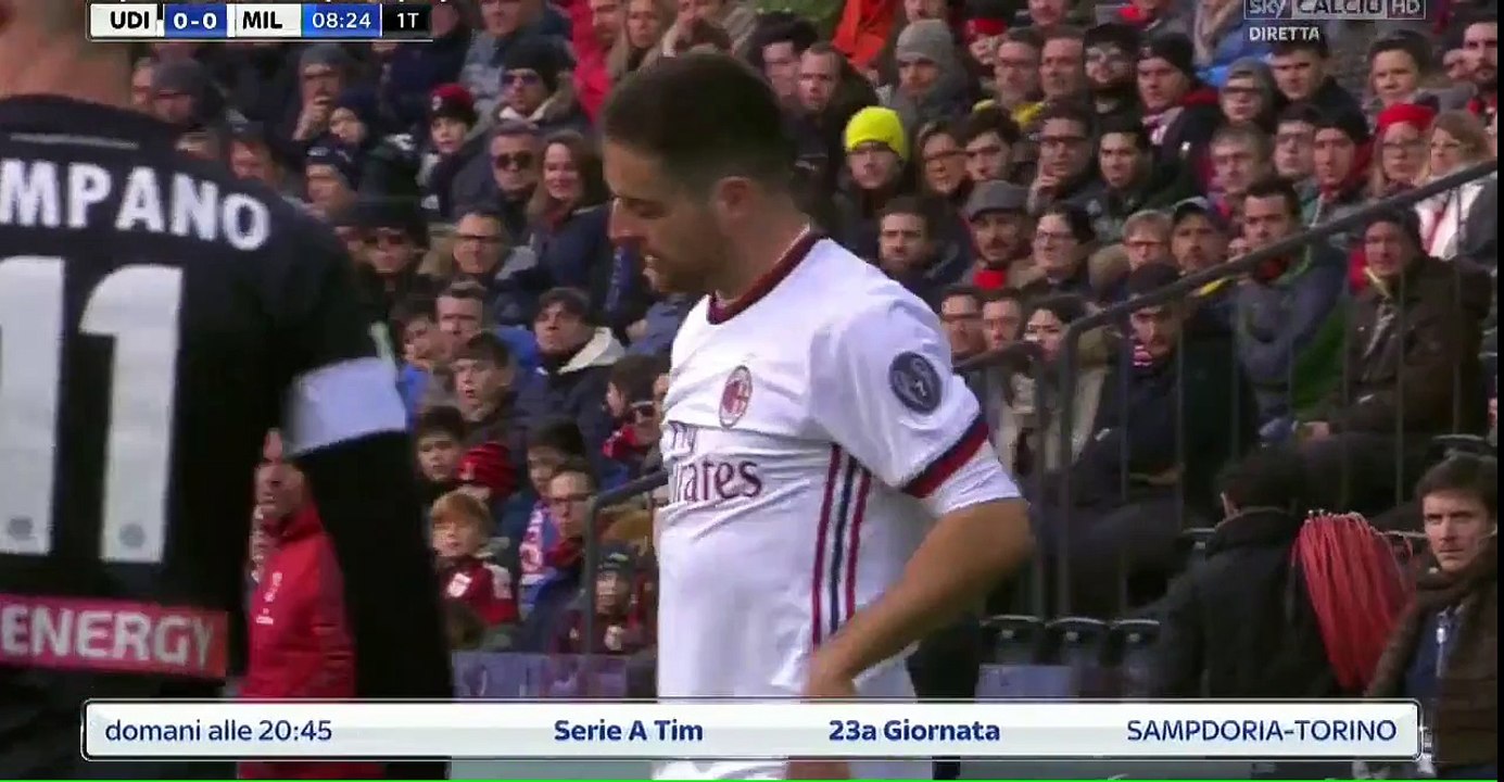 O Golaço de Suso do meio da rua frente ao Udinese