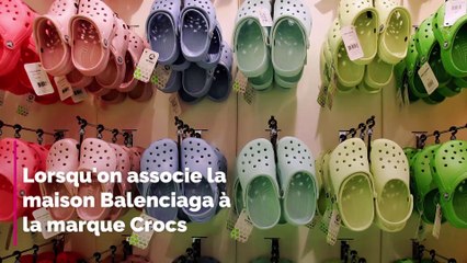 Prêtes à porter les plateformes Balenciaga x Crocs ?