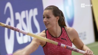 Meeting de Mondeville 2018 : Ninon Guillon-Romarin avec 4,52 m à la perche