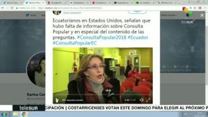 Señalan ecuatorianos que site del CNE no sube resultados de consulta