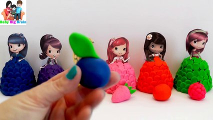 Strawberry Shortcake Playdoh Surprise Eggs Inside Out Peppa Pig Doc McStuffins