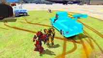 Transformers Stinger and Optimus Prime & Bumblebee Disney cars Yeti & Elvis Childrens Songs