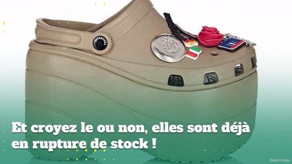 Les crocs de Balenciaga en rupture de stock : qui l'aurait cru ?