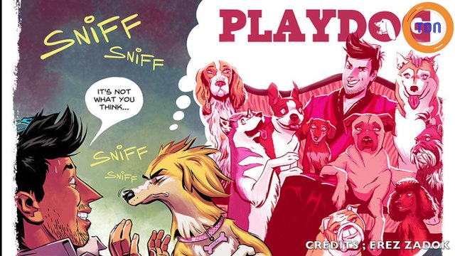 Cet illustrateur de bande-dessinée raconte son quotidien avec sa chienne en dessin