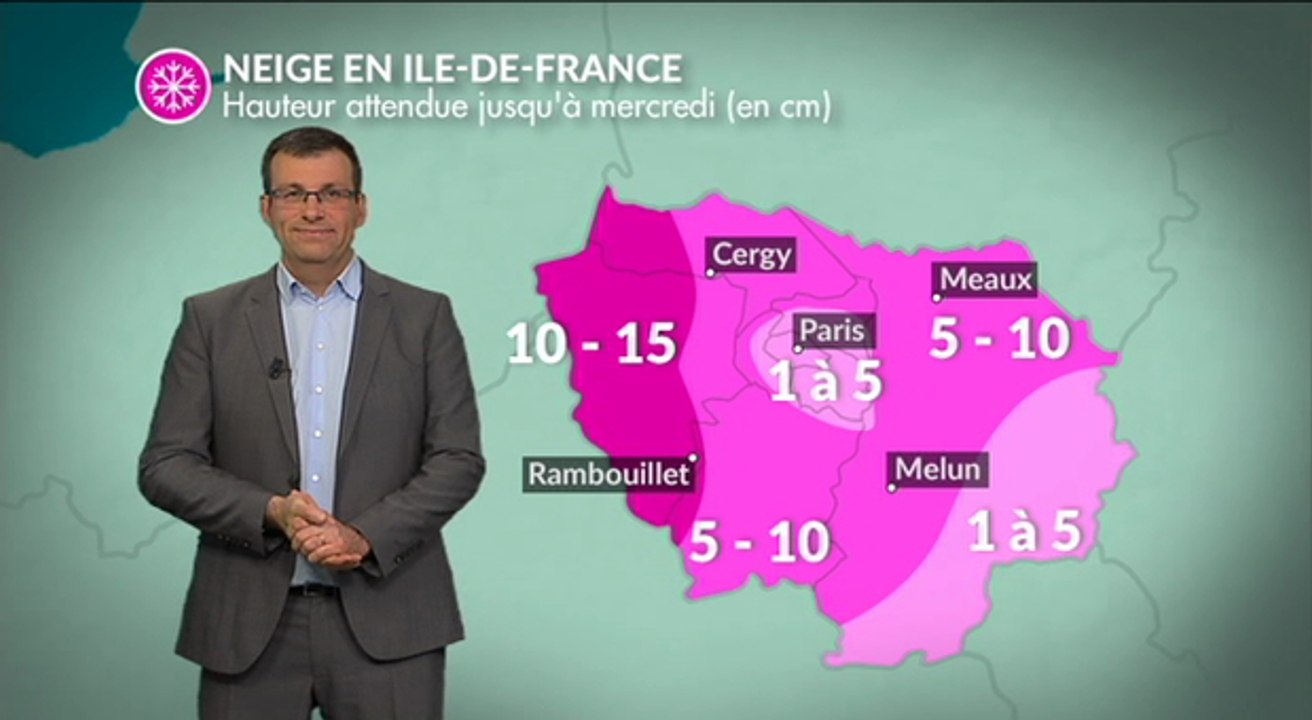 Episode neigeux conséquent en Ile-de-France