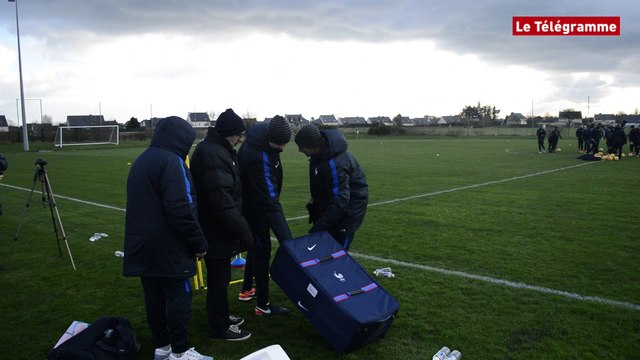 Ploufragan (22). Interview de Lionel Rouxel, entraineur de l'équipe de France de football U 18