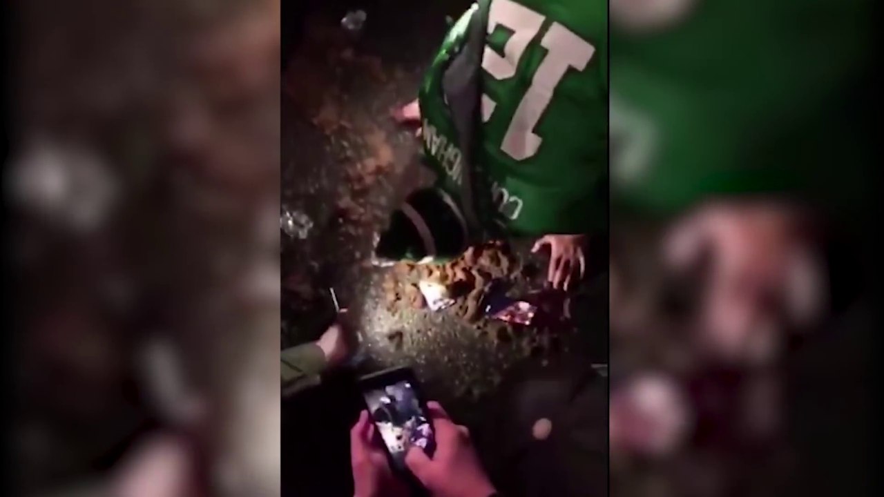 Les fans des Eagles deviennent fous après la victoire du Super Bowl 2018 52 LII !!