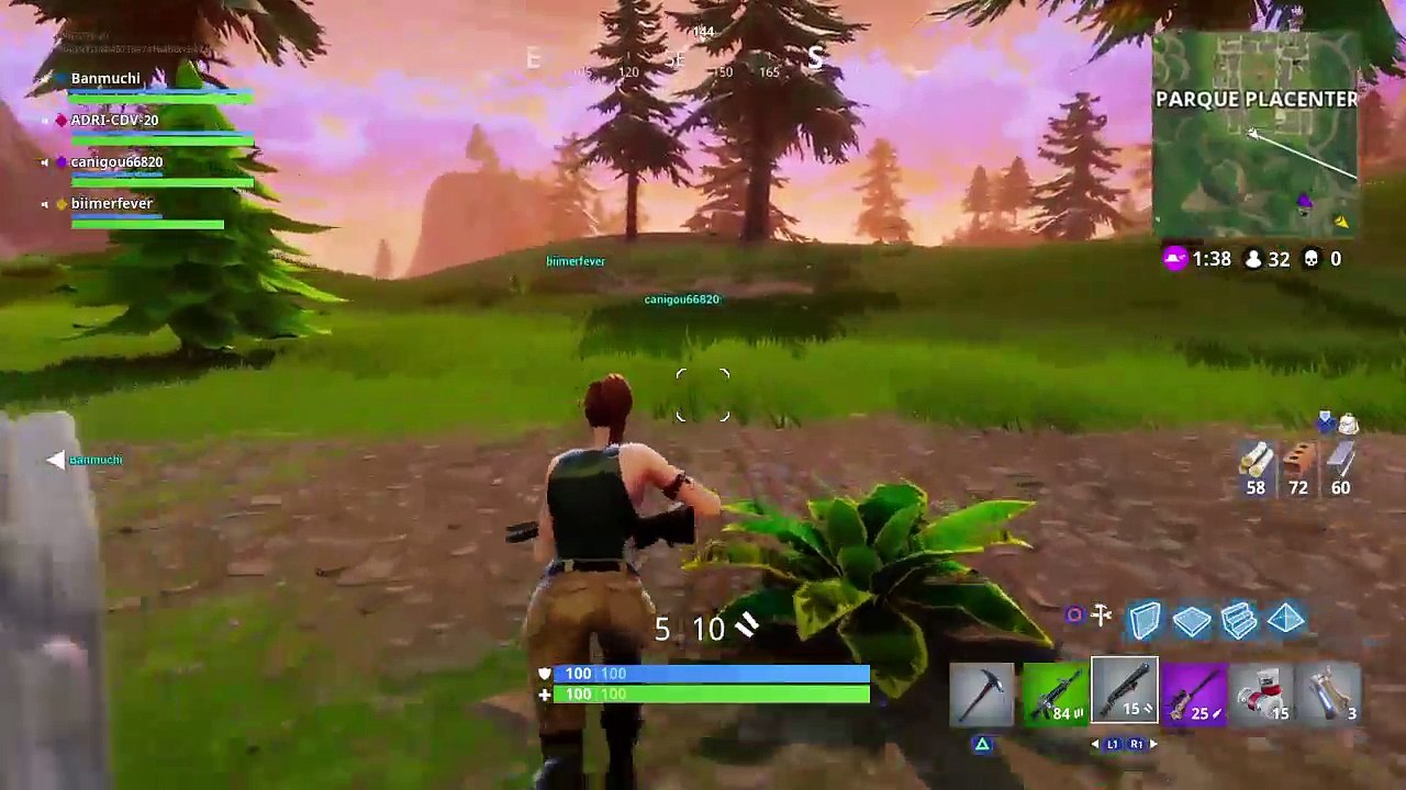 Jugando al nuevo modo de FORNITE